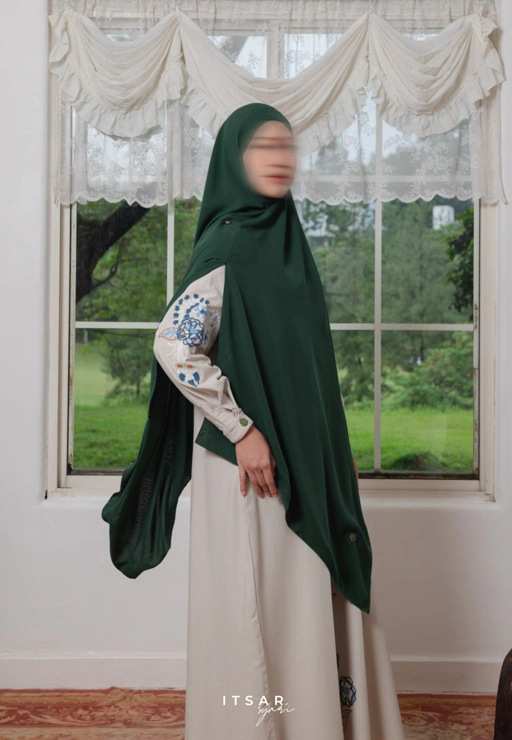 Image of Caspia Side Khimar (Simar) - Raya Edition