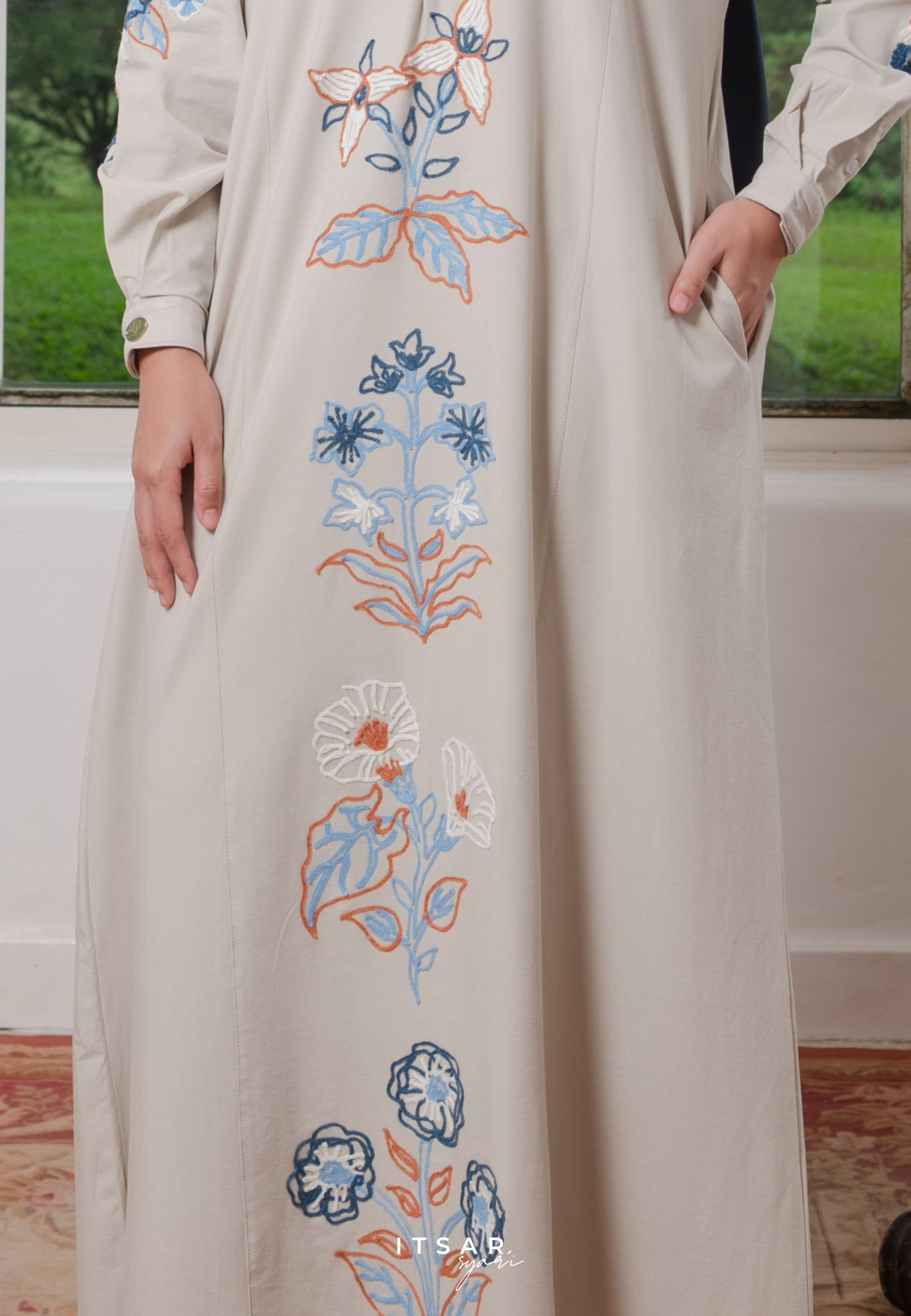 Mila Jardin Women Abaya - Jardin de Flores