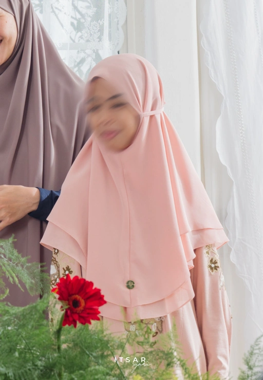 Image of Bella Kid Khimar - Jardin de Flores