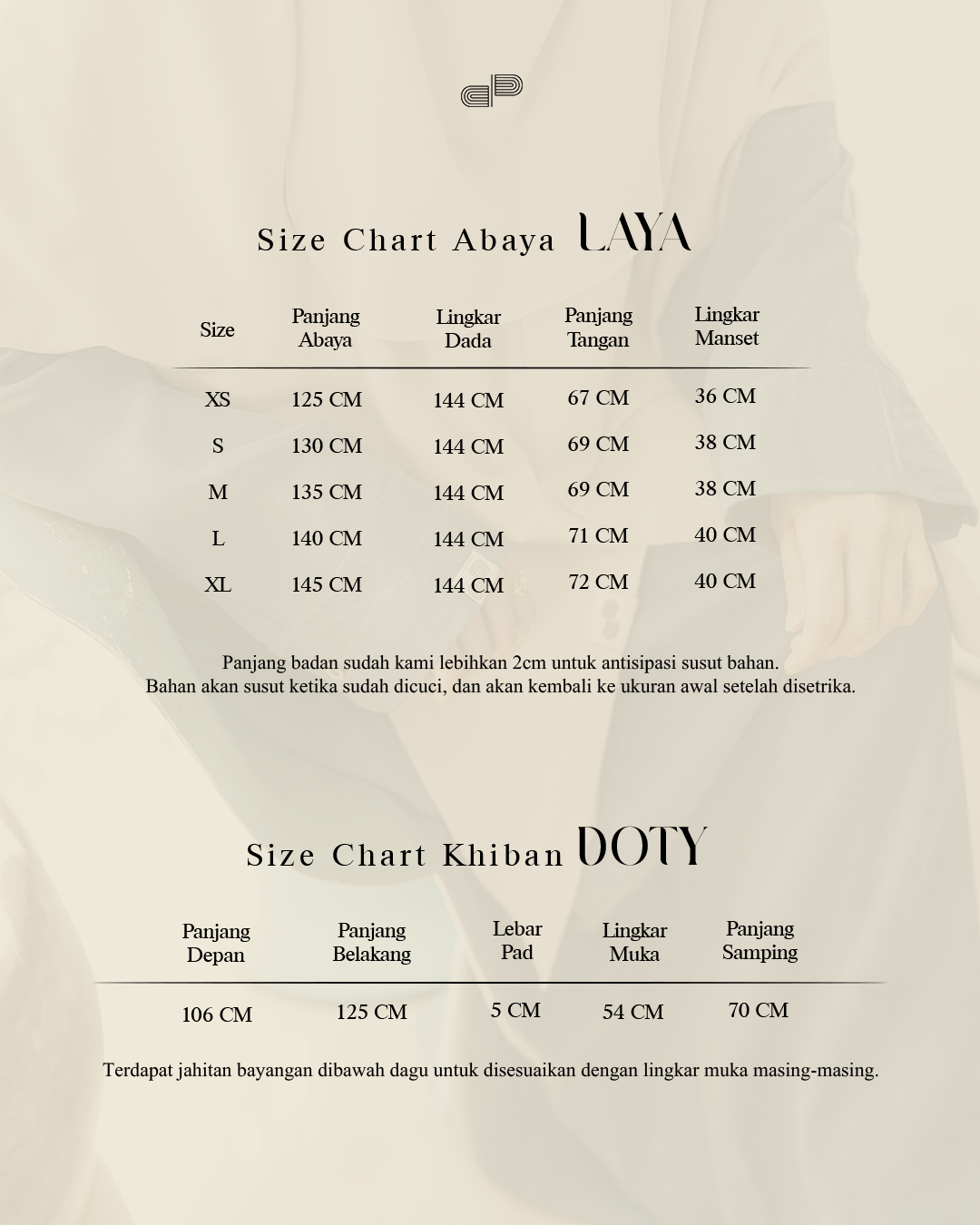 LAYA Abaya dan Doty Khiban