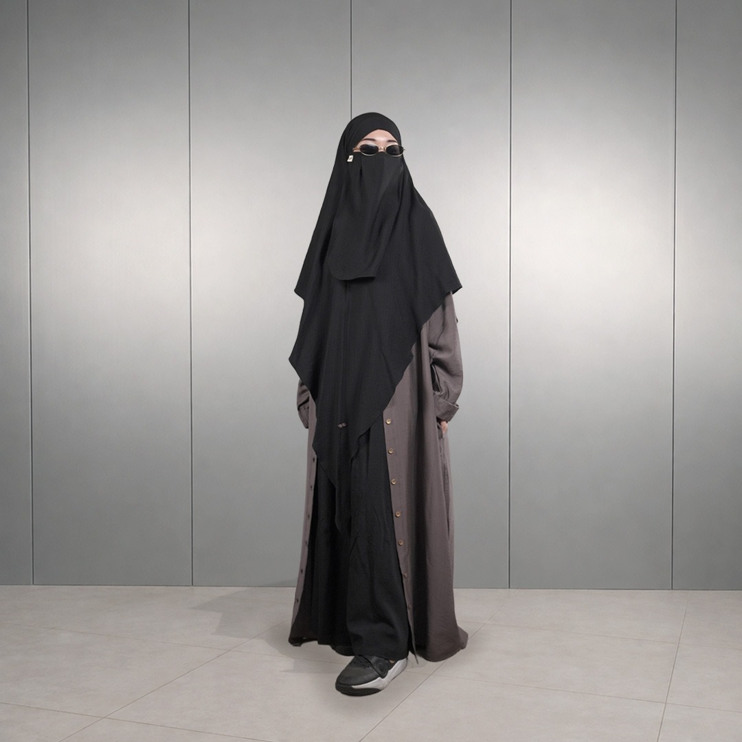 [READY] DMP ZEYA Abaya Outer Khiban Linen