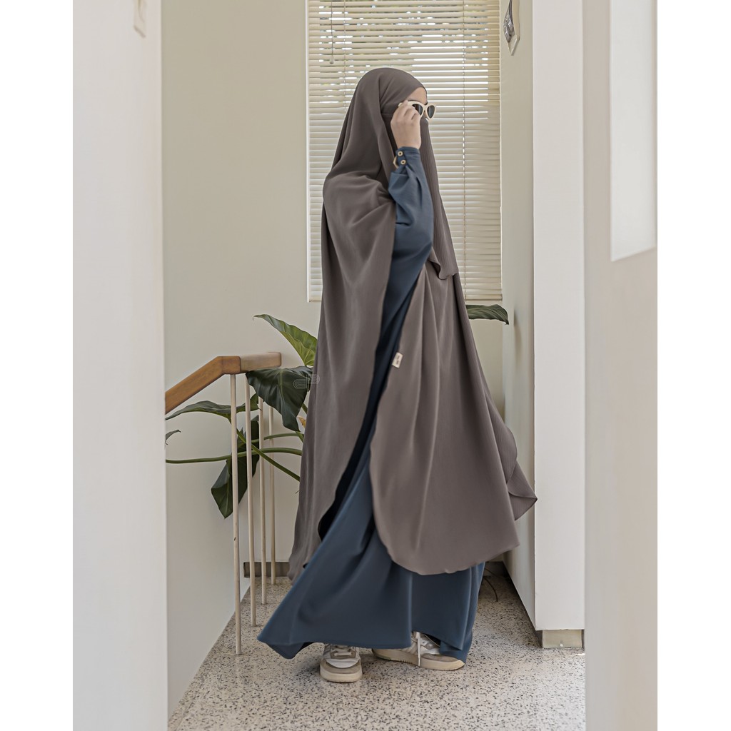 Hava Abaya Set French Khimar Free Cadar