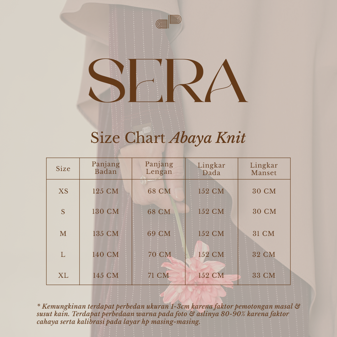 DMP SERA Series  Abaya Knit Daily Wear Premium Semiwool
