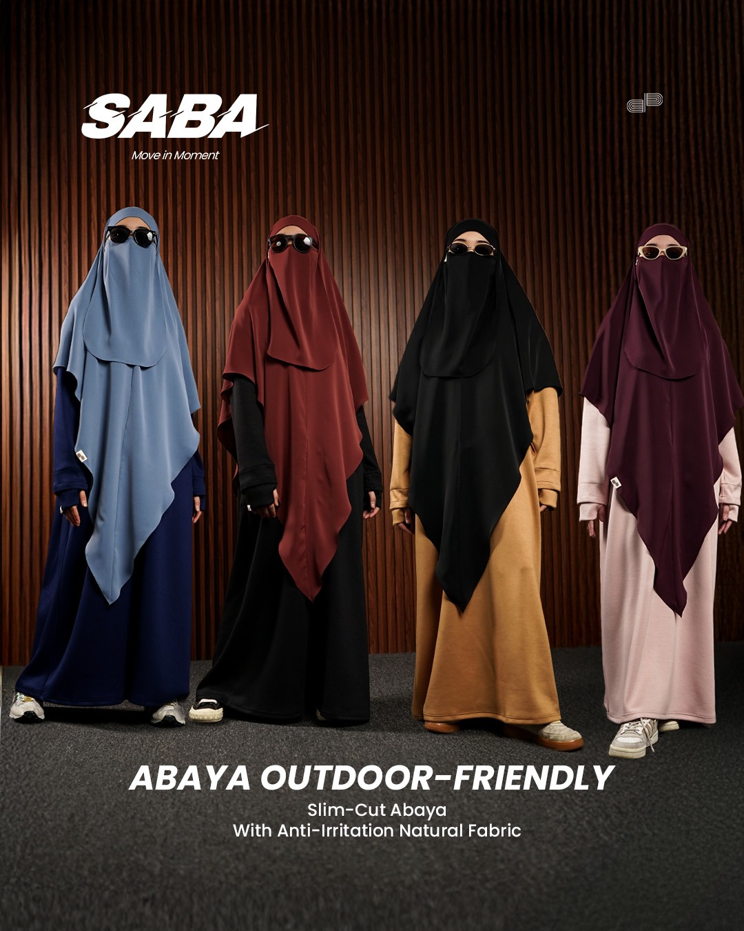 DMP Saba Gamis Abaya Outdoor Friendly