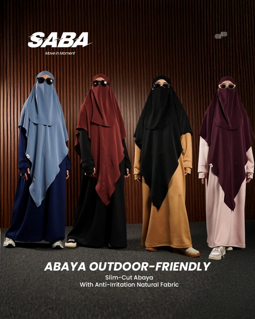 DMP Saba Gamis Abaya Outdoor Friendly