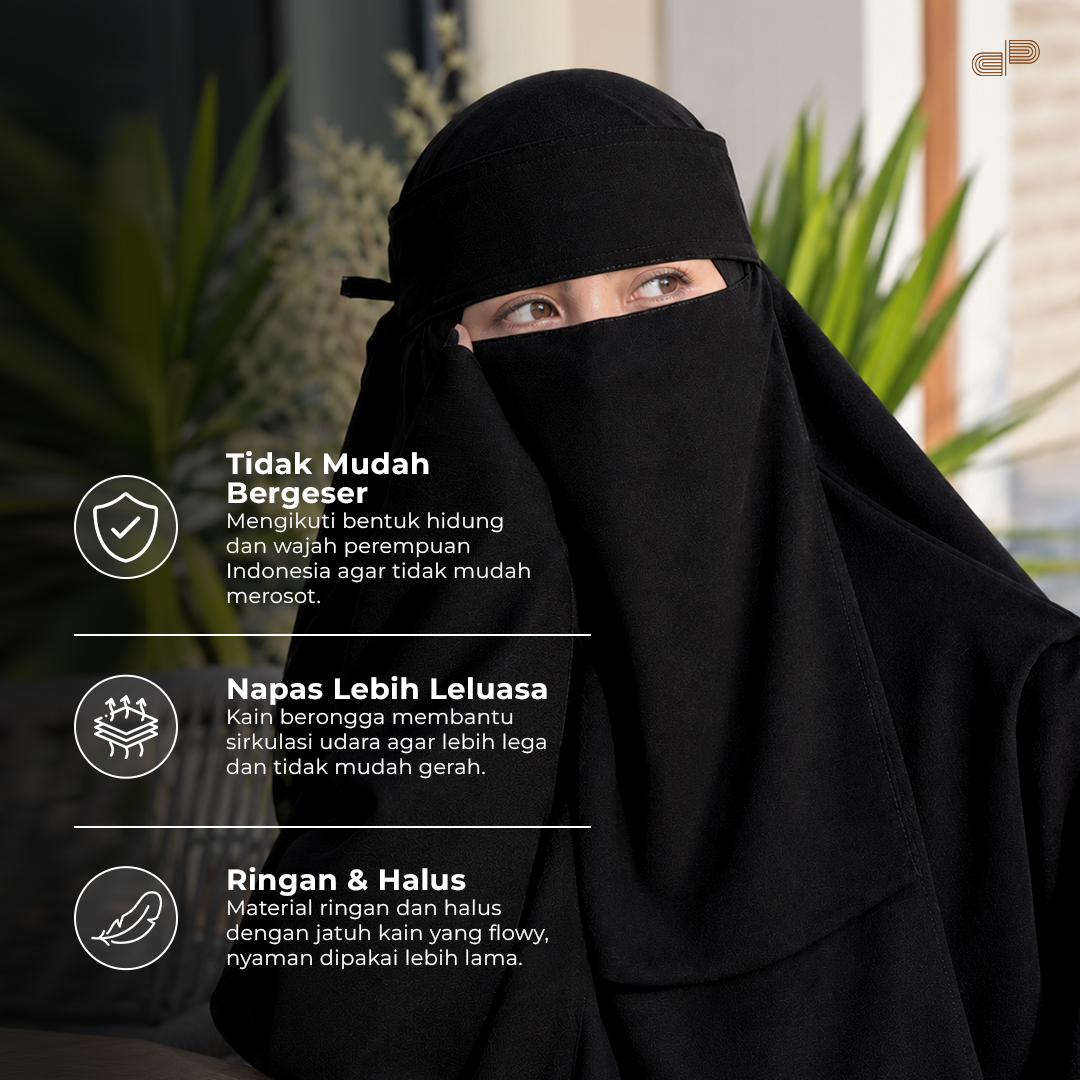 PRE ORDER - QABA Niqab Bandana Poni