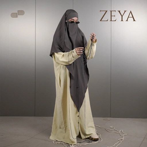 DMP ZEYA Abaya Outer Khiban Linen