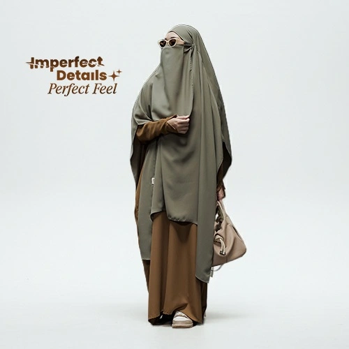 Image of [DEFECT] DMP Gamis Abaya Muslimah | Baju Syar’i Simple Elegan