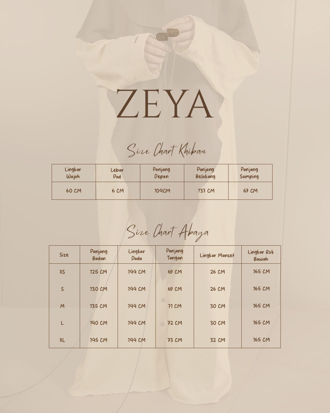[READY] DMP ZEYA Abaya Outer Khiban Linen