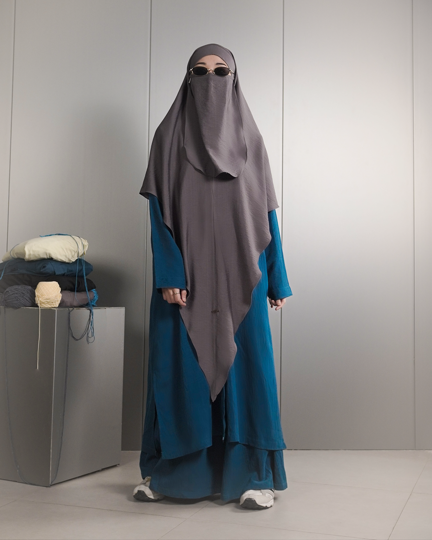 PRE ORDER - ZEYA Tunik Outer One Set Linen