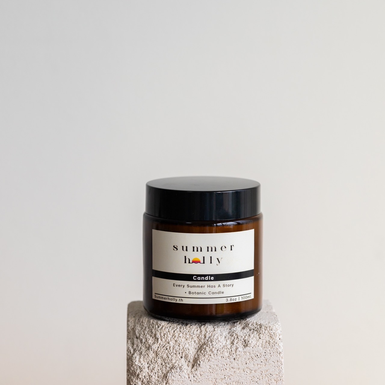 Soy-wax candle ผลิตภัณฑ์เทียนหอมอโรม่า เทียนหอมไขถั่วเหลืองแท้ 100% | Summer holly