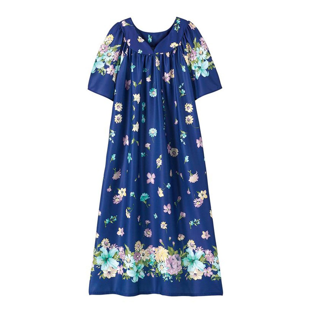Daster Wanita Motif Biru