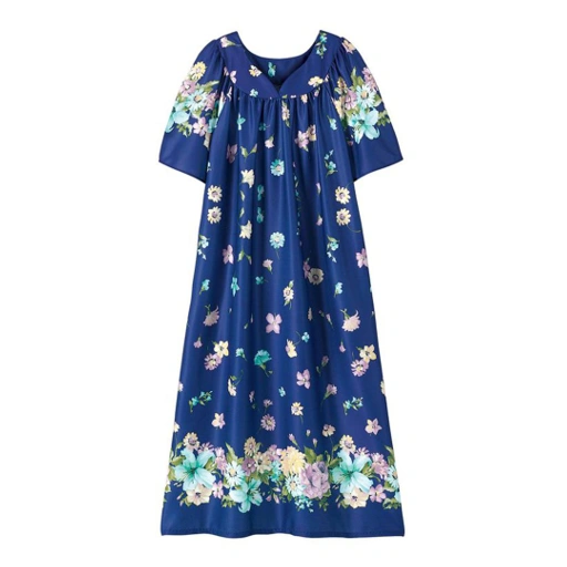 Image of Daster Wanita Motif Biru