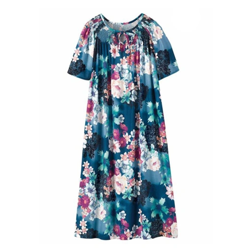 Image of Daster Wanita Motif Teal