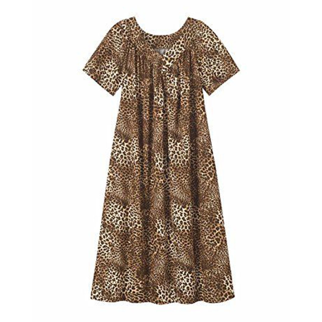 Daster Wanita Motif Coklat