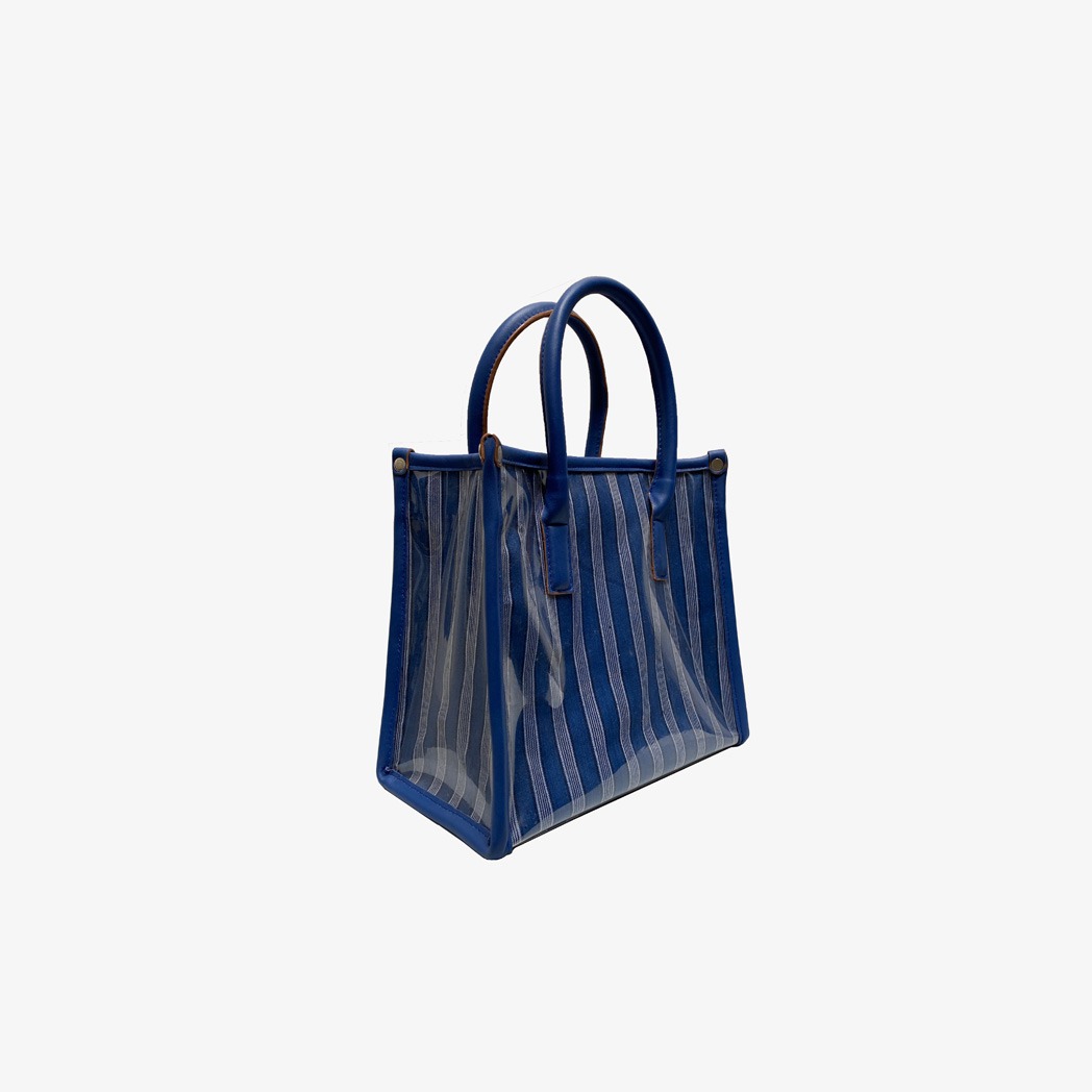 PVC Small Tote Blue