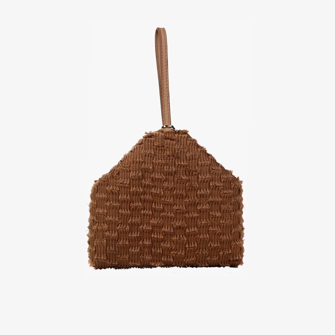 Brown Sekar Clutch 