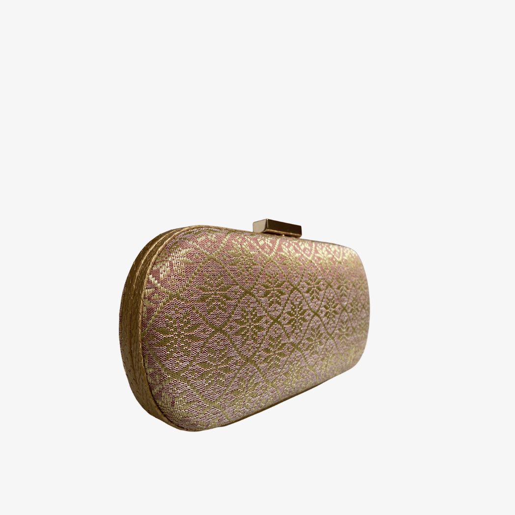 Syailendra Box Clutch Minang Pink 