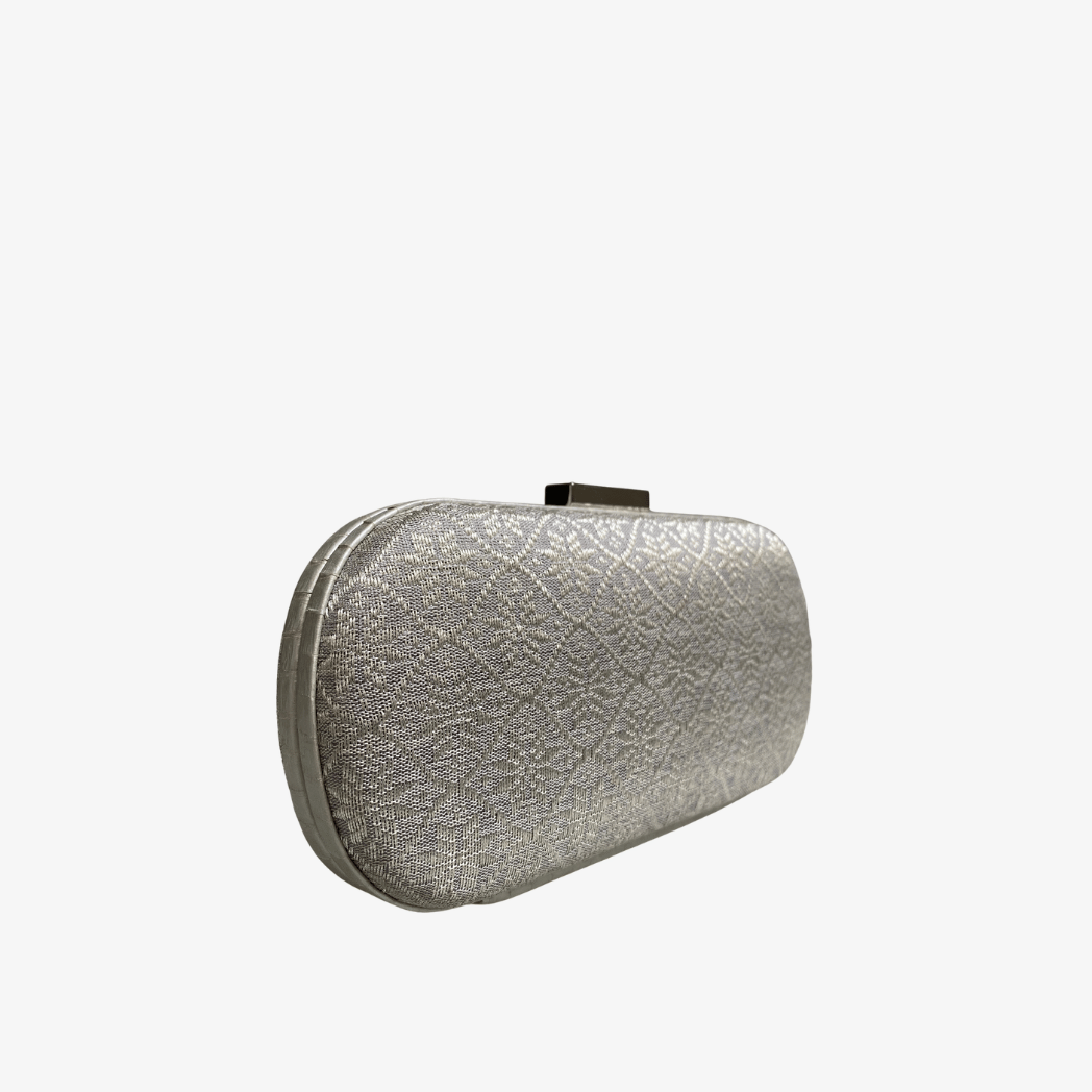 Syailendra Box Clutch Minang Silver 02
