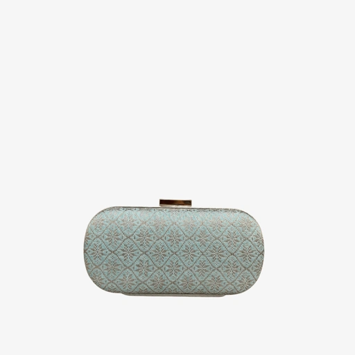 Syailendra Box Clutch Minang Light Blue 