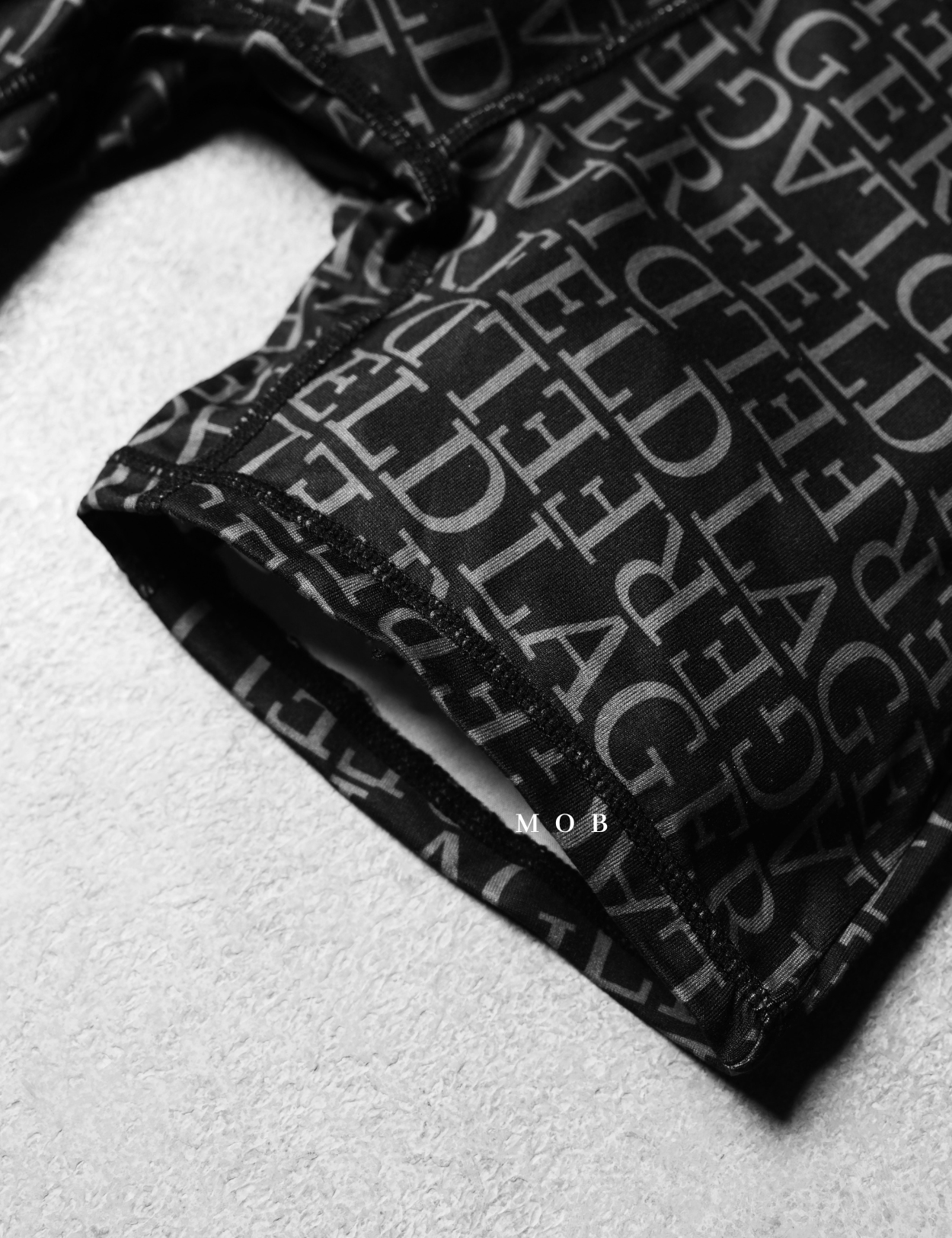 KRLB01014 Paris Lagerfeld Logo Boxer Black