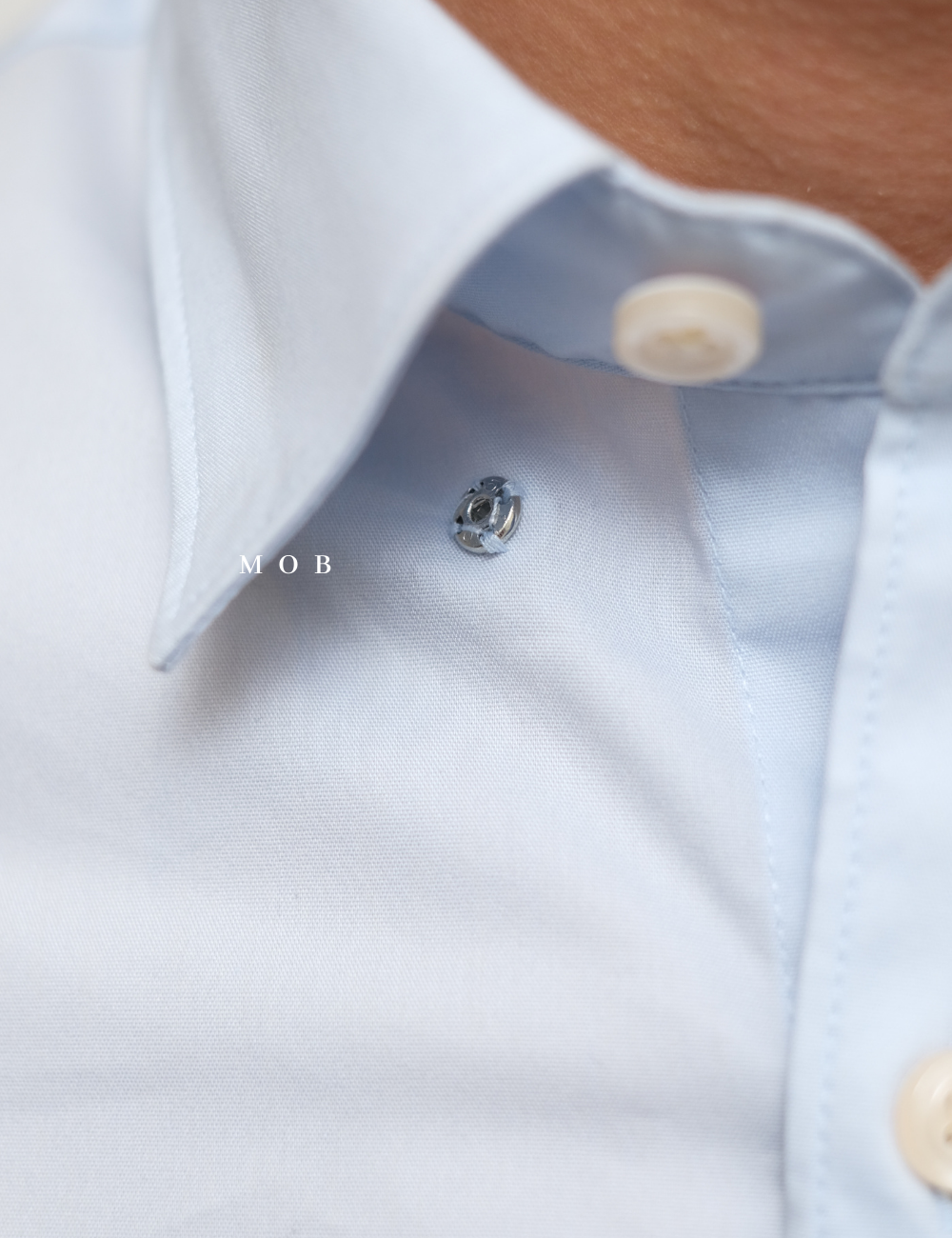 LZLSS01005 Slim LS Shirt Light Blue