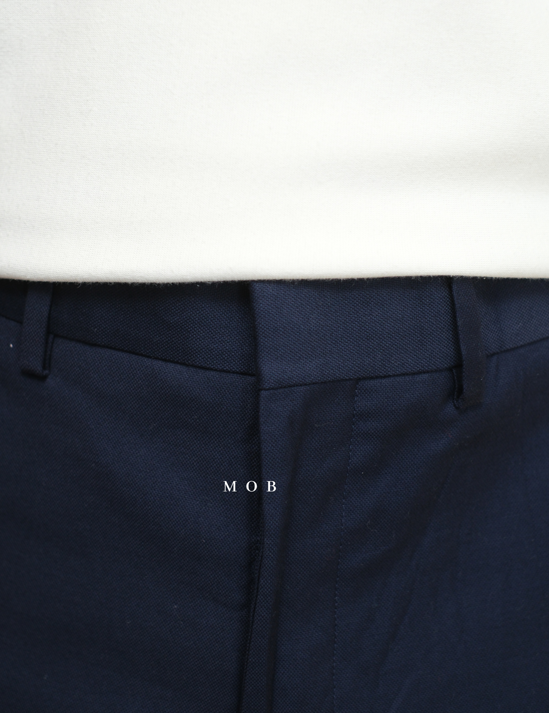 EXPT1401 Producer Modern Fit Pants Navy Textured