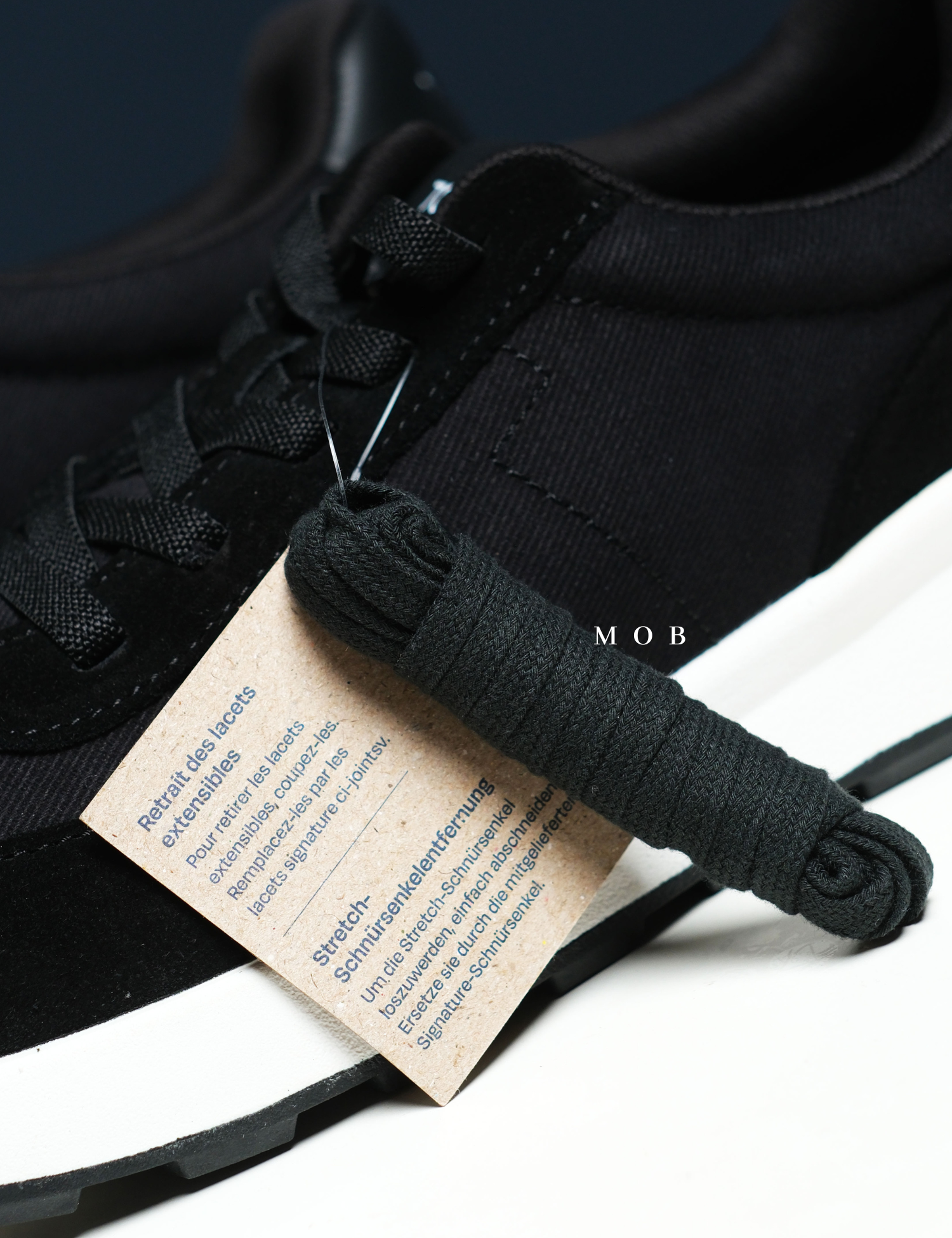 TMSSSH02001A TRVL LITE Retro Water Repellent Shoes Black Vintage Twill