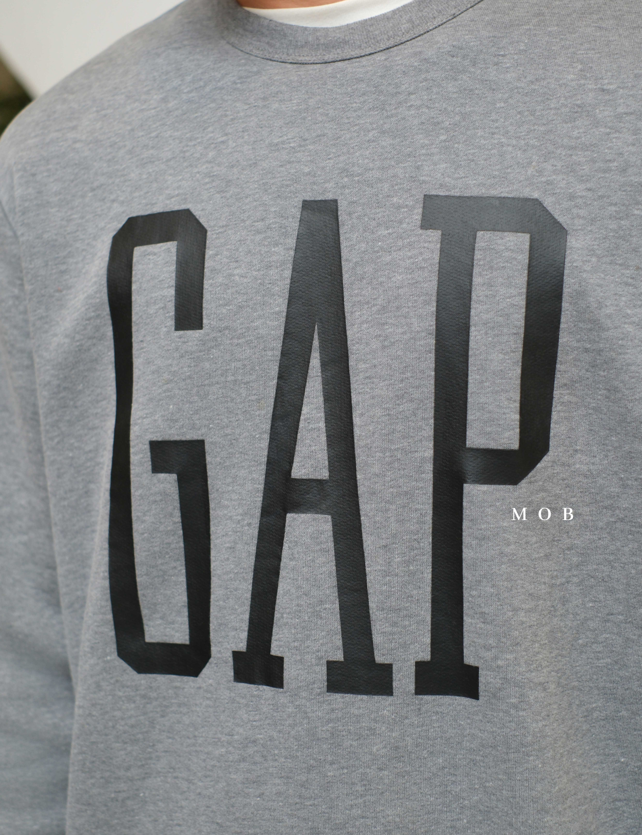GPSW01002D Big Logo Sweatshirt Grey