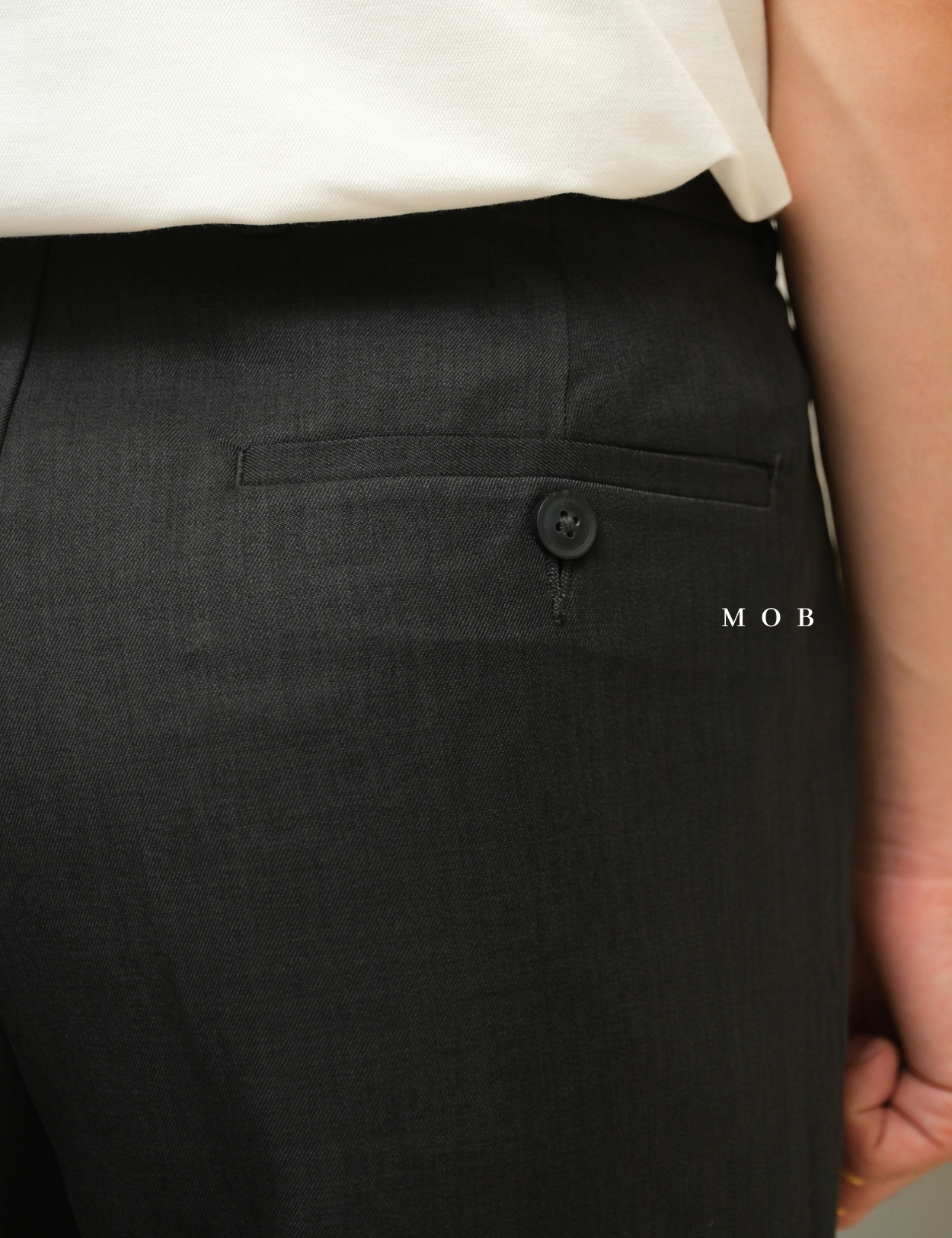 PEPT06005 SLIM Portfolio Pants Dark Grey