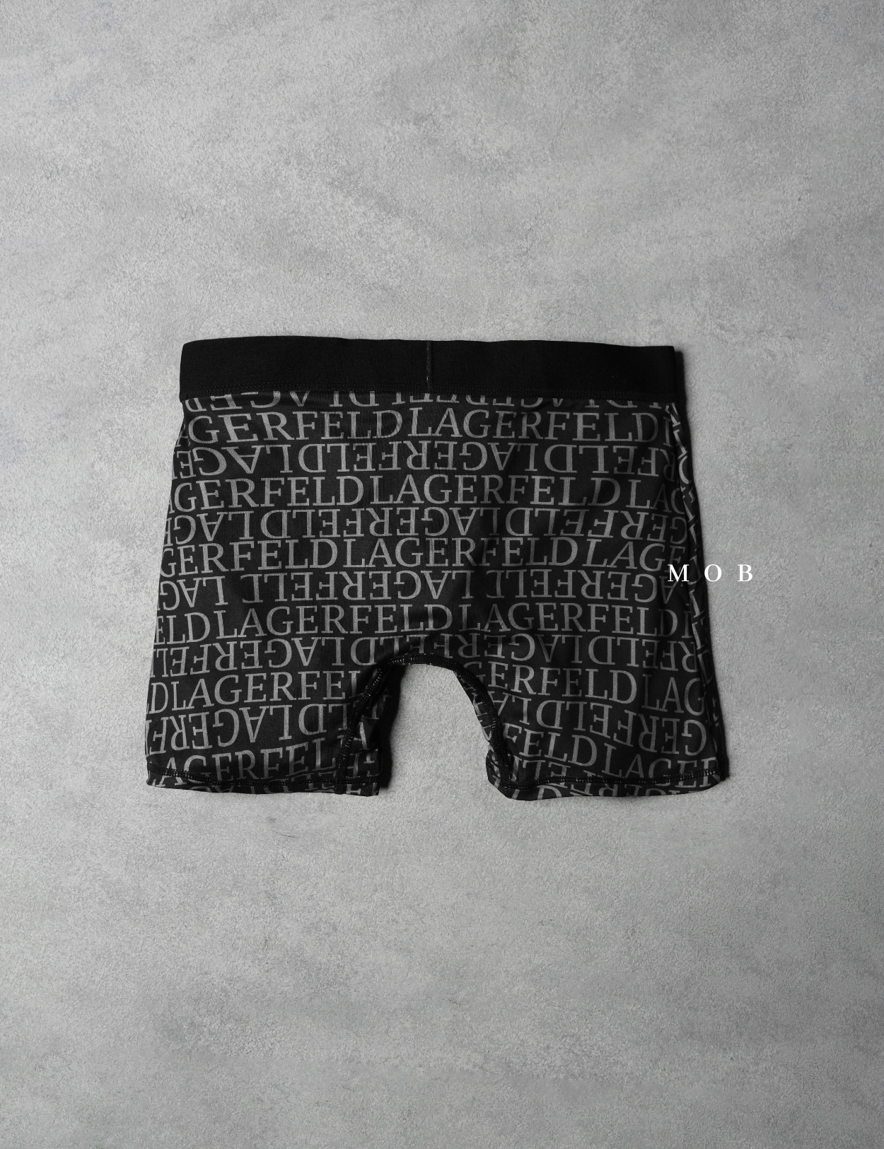 KRLB01014 Paris Lagerfeld Logo Boxer Black