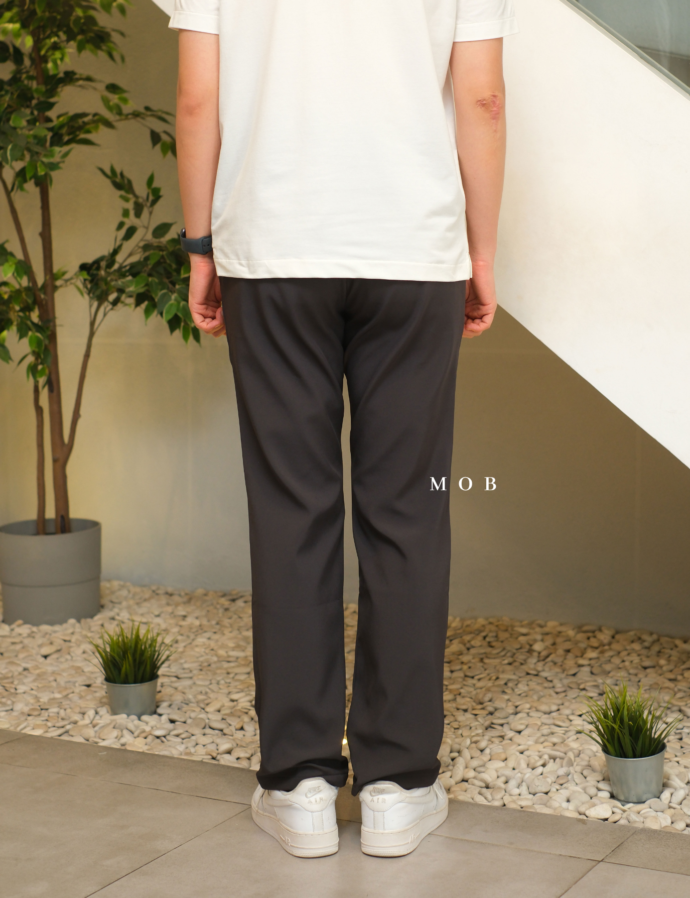 WSYPT02004 Bonded Fleece Pants Asphalt Grey