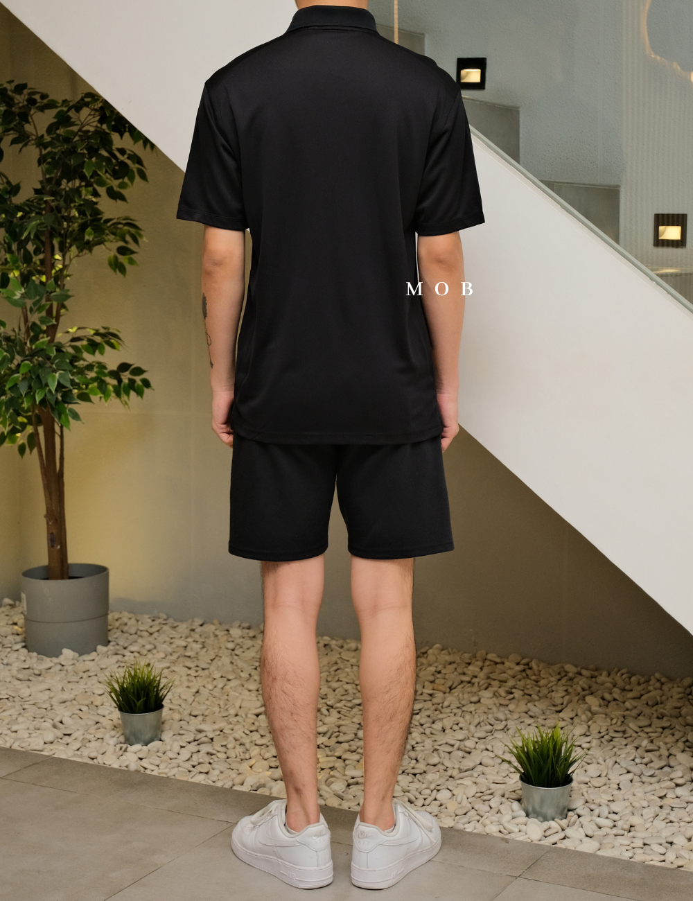 STPS01001 Micropique Sport-Wick Polo Black (S ONLY)