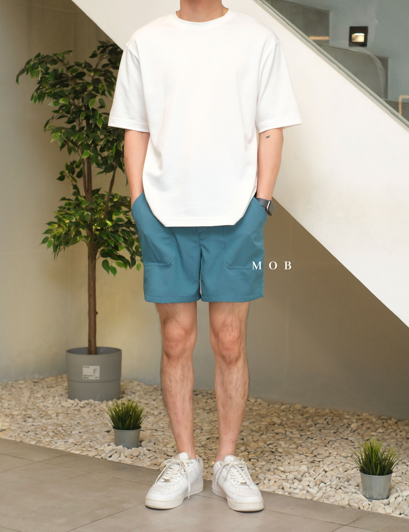 ARISR01003C Rebar Workflow Ultralight 5" Shorts Jade Green