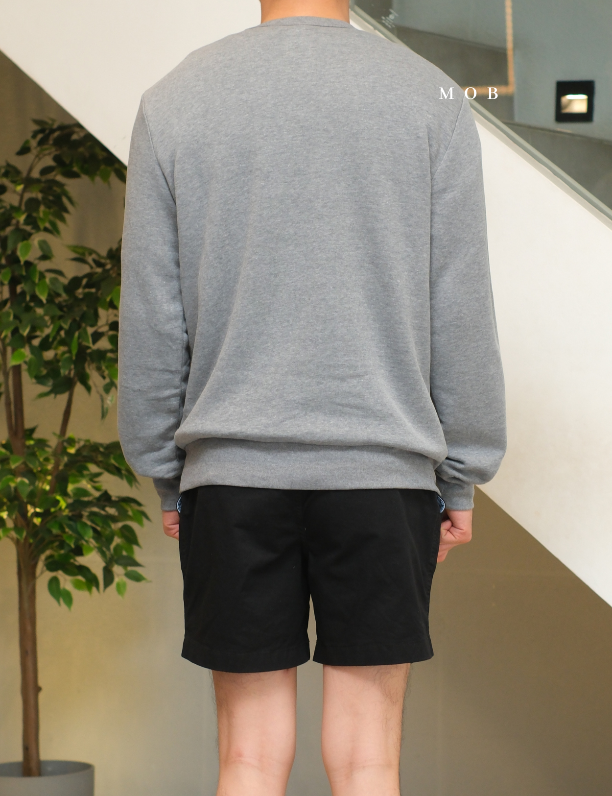 GPSW01002D Big Logo Sweatshirt Grey