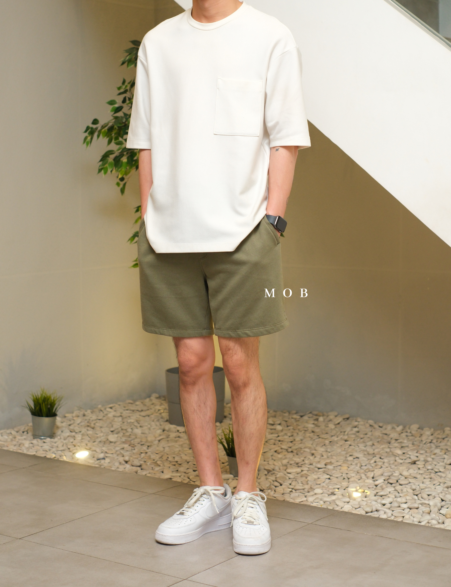 ONSR09005 Basic Shorts Olive