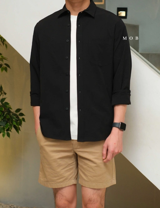 Image of APTLSS02001B STANDARD Performance LS Shirt Black