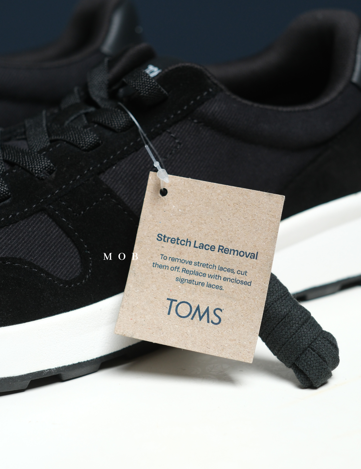 TMSSSH02001A TRVL LITE Retro Water Repellent Shoes Black Vintage Twill