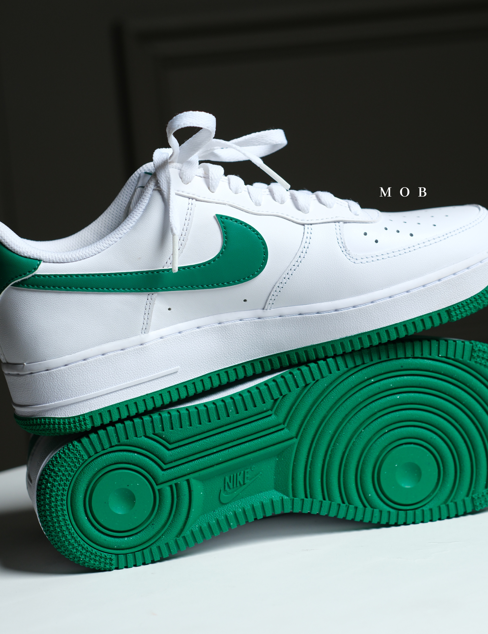 NKSSH03006A Nike Air Force 1 '07 Shoes Summit White Malachite