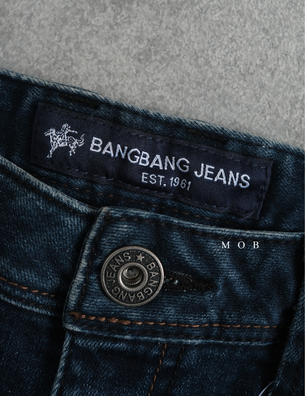 BBGPT01003A Skinny Navy Washed Ripped (28 ONLY)