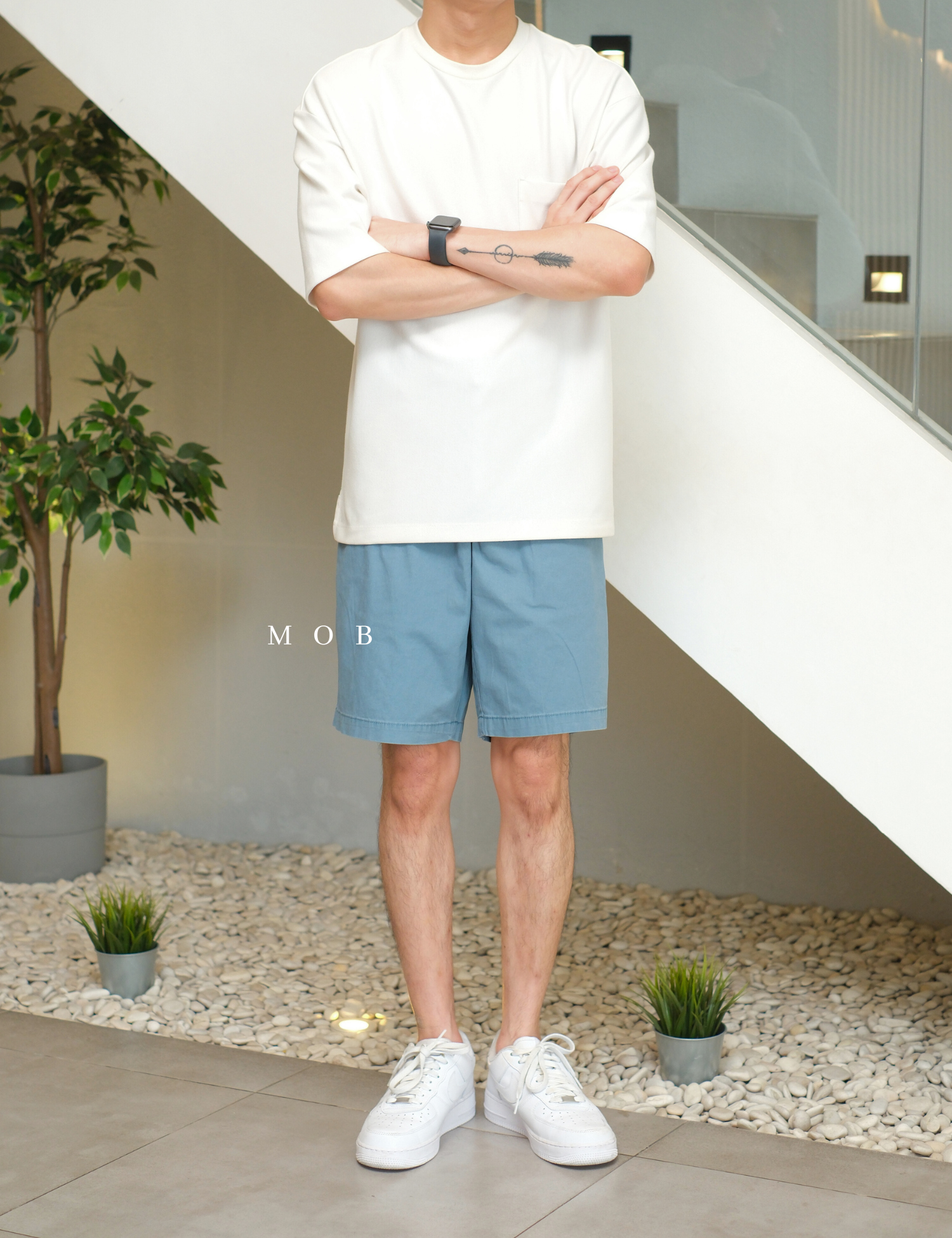 MGLSR01002 Outdoors Chino Shorts Blue