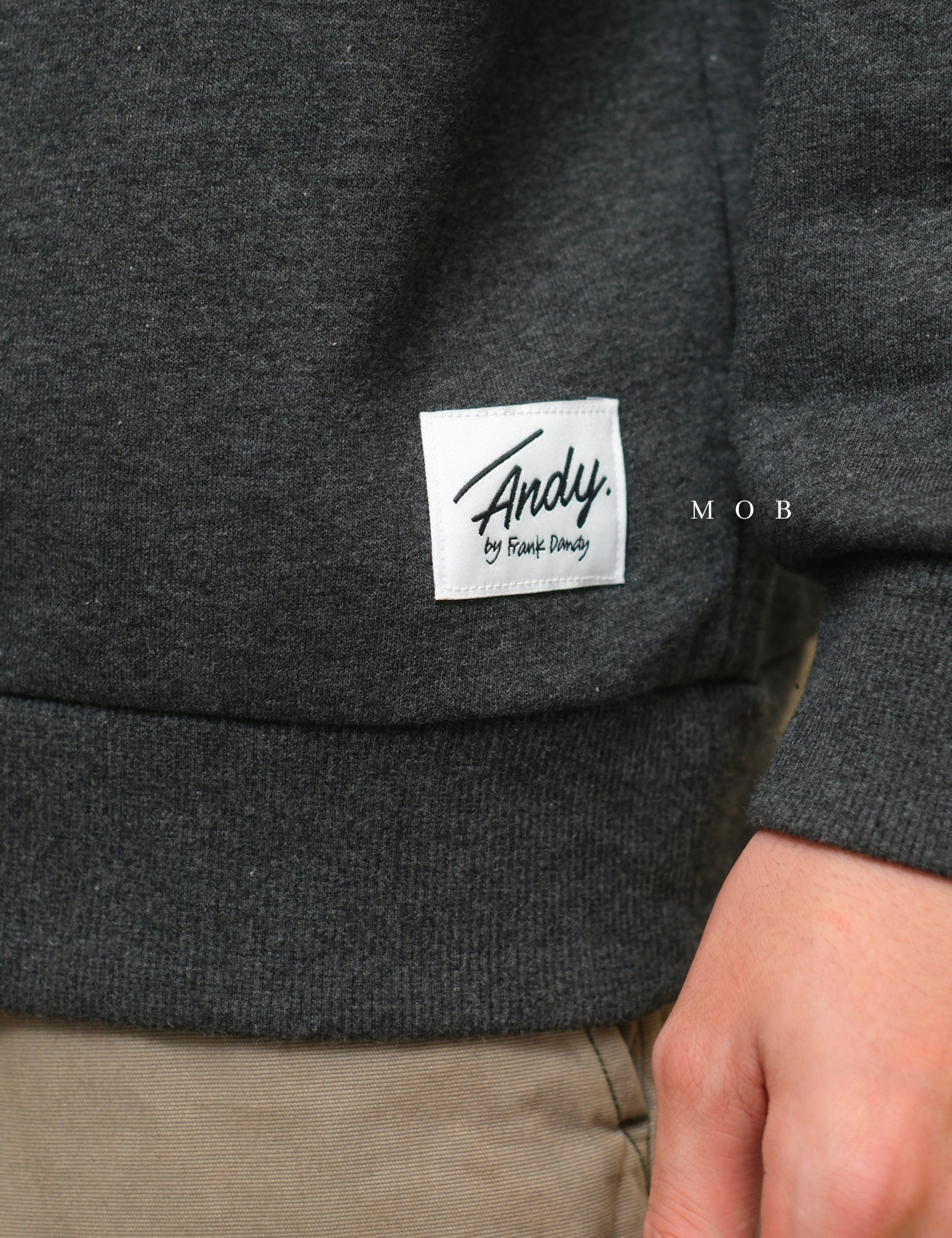 ANDSW01002 Basic SWEATSHIRT Dark Grey