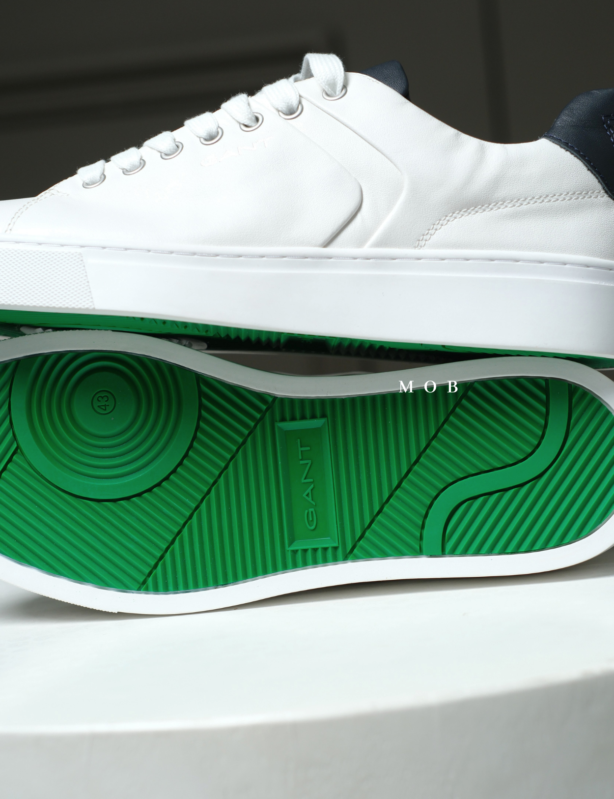 GNTSH01001 Mc Julien Sneakers White Deep Ocean