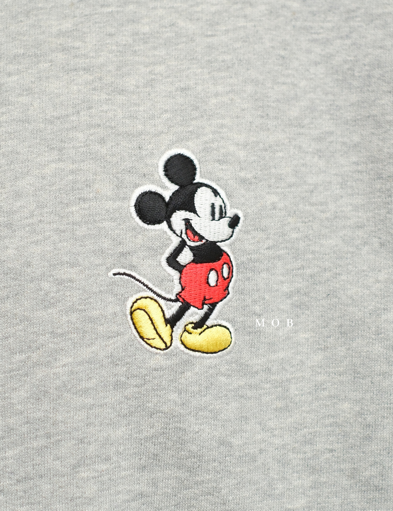 GRFSW01002 PAL X Disney Mickey Embroidered Sweatshirt Grey