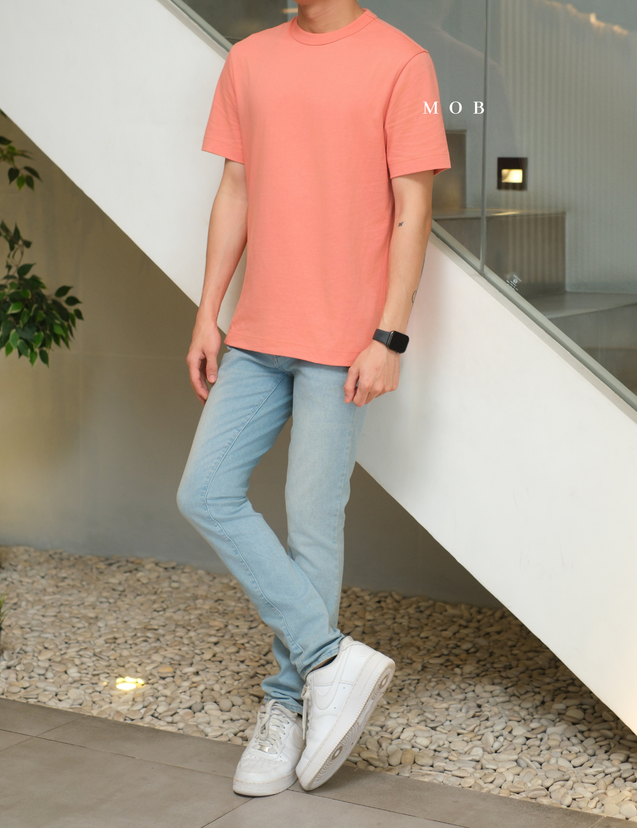 MODSST01001A Basic SS Tee Coral
