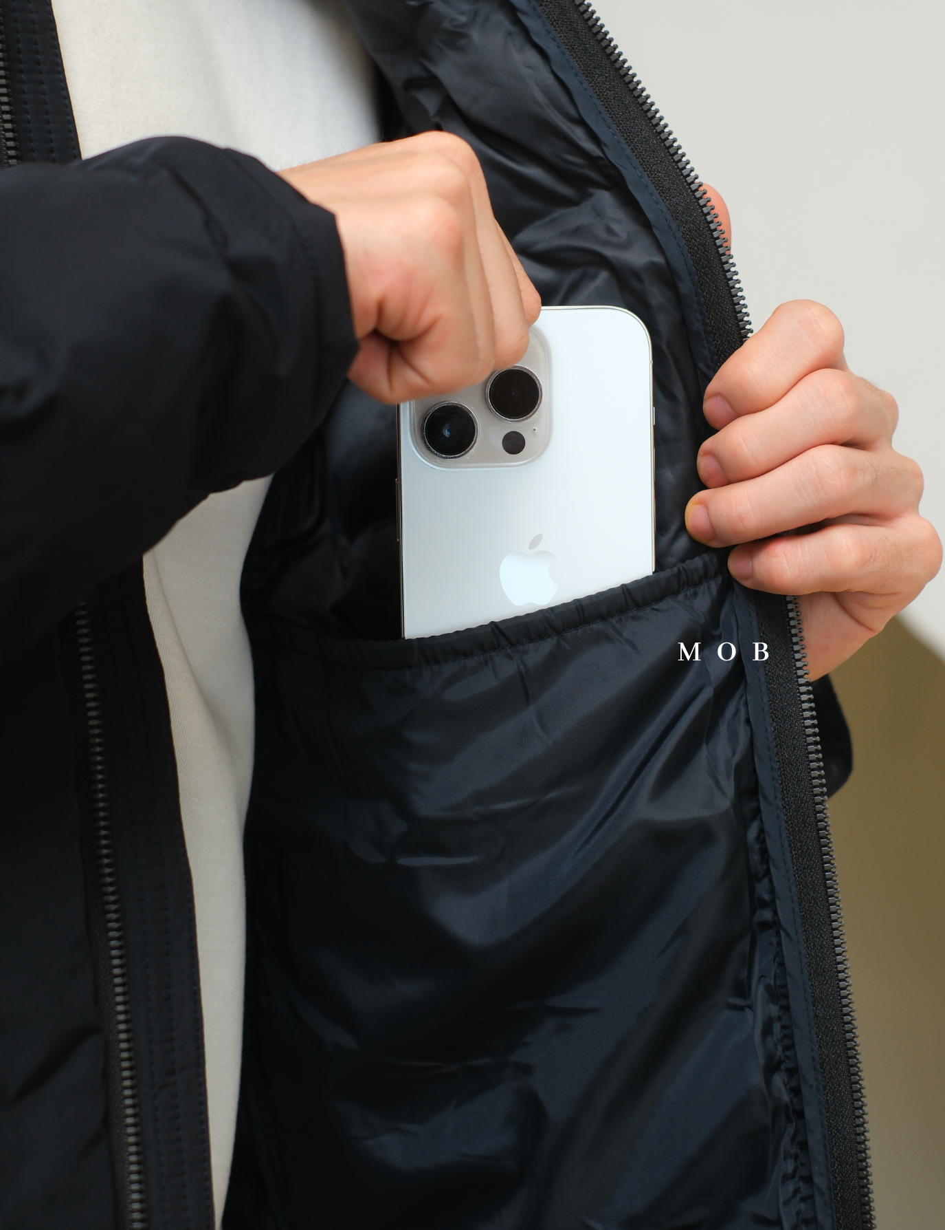 PMJ01001A Puma Tube Padding Jacket Navy