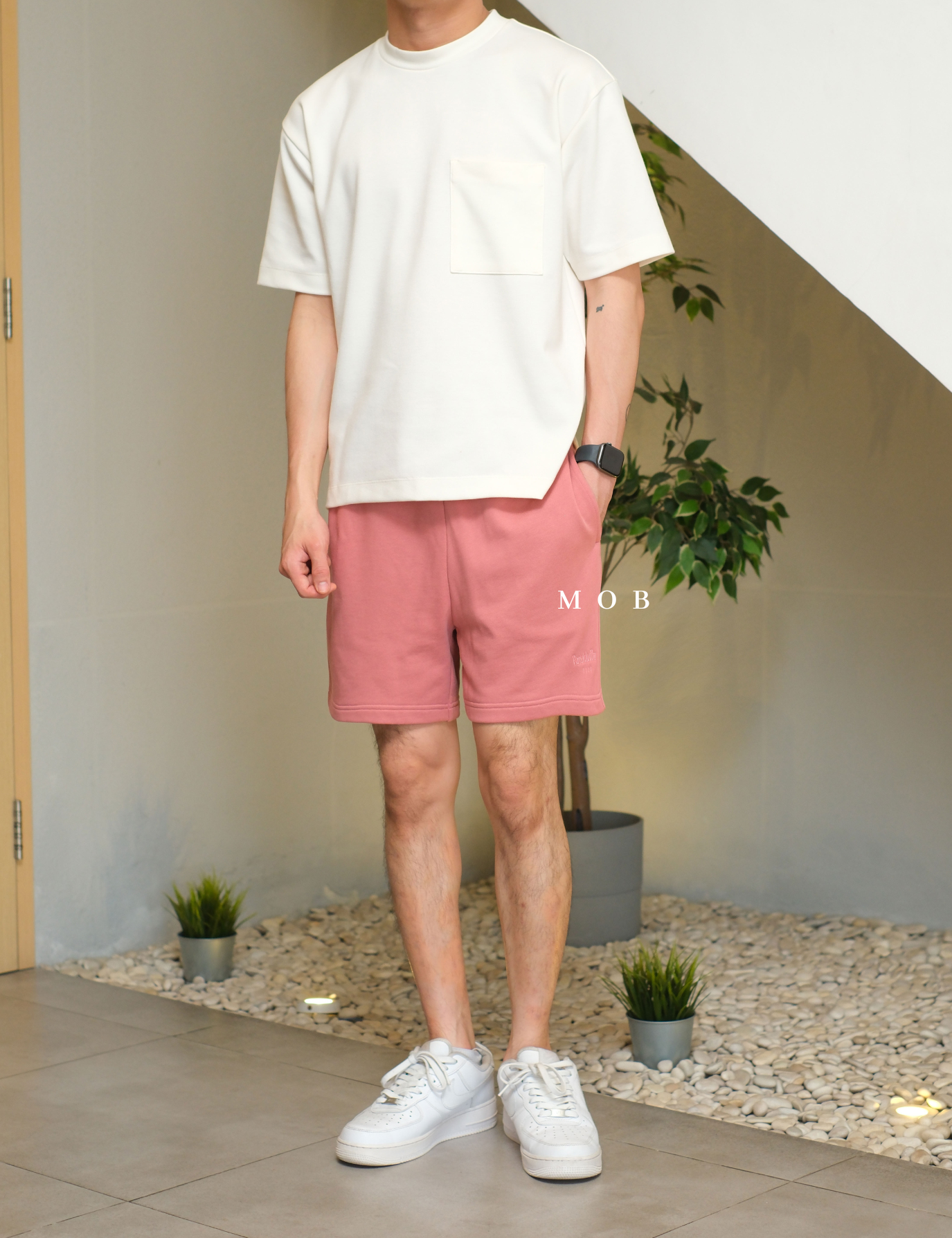 PTDSR01001A Basic Shorts Rouge