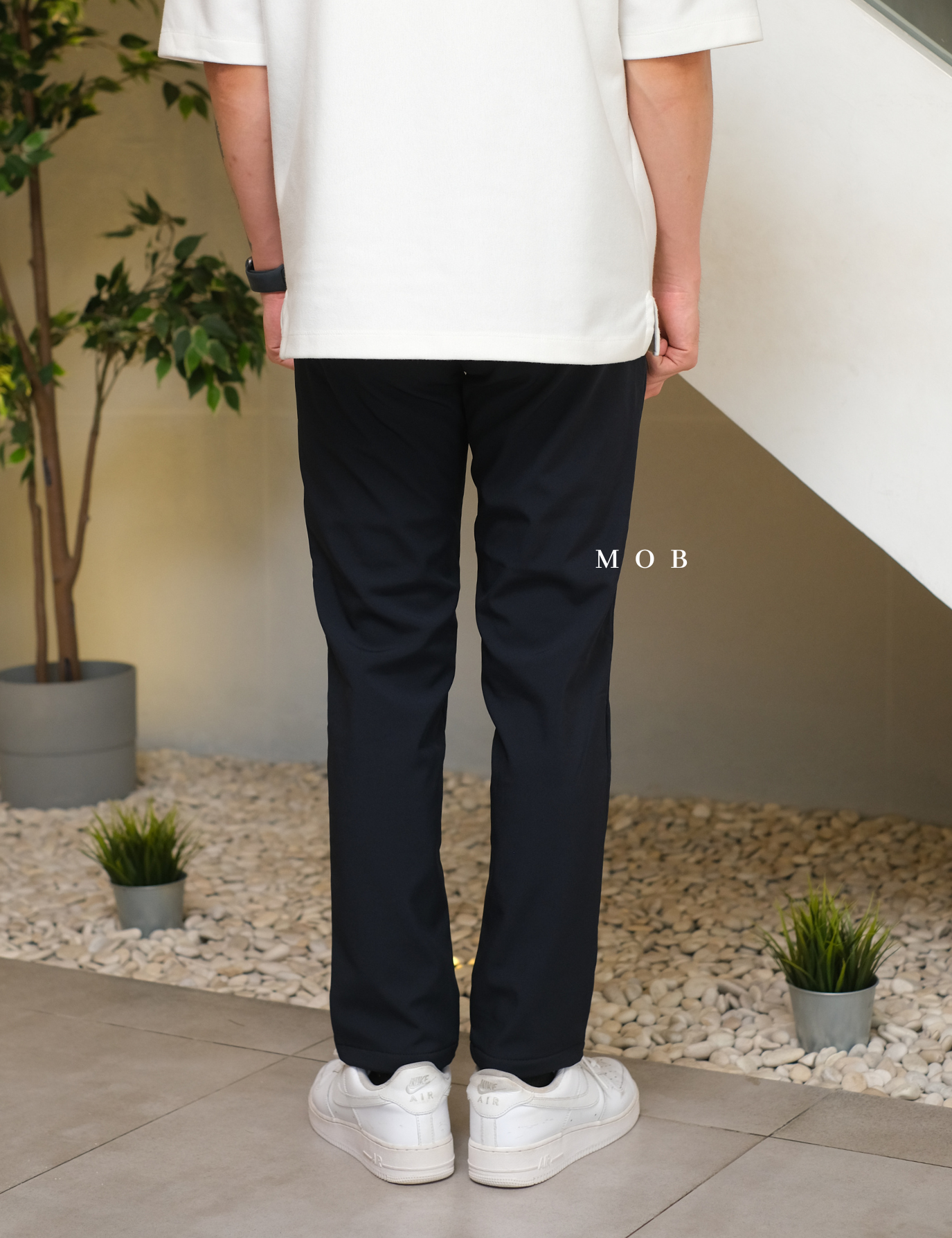 DKNYPT01001 Performance Banding Pants Navy