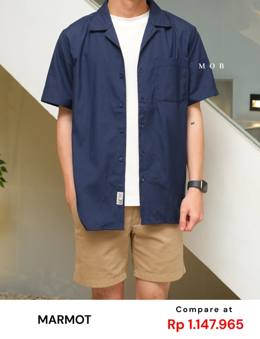 Image of MMSSS02003A Muir Camp SS Shirt Navy