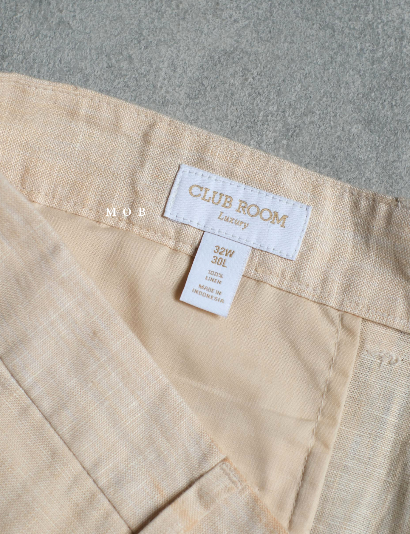 CLB02LIL002-003 Linen Luxury Pants Ivory White